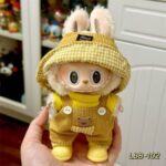 Fashion Clothing Set - Yellow Grid Hat Outfit
